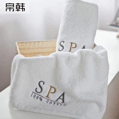 五星级酒店宾馆会所SPA毛巾擦车巾纯棉32股浴巾订制l厂家批发|ms