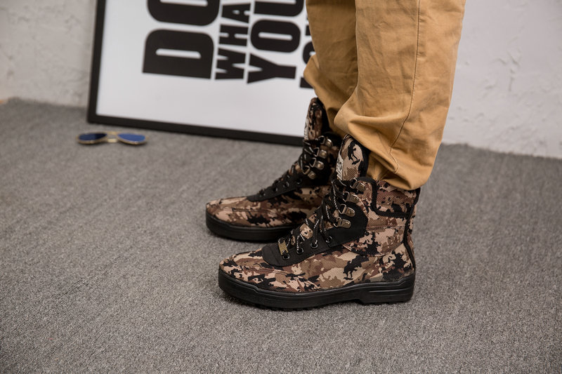 Bottes militaires en toile - porter - Ref 1397086 Image 25