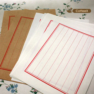 传统中国风 古式信纸 牛皮纸/白纸