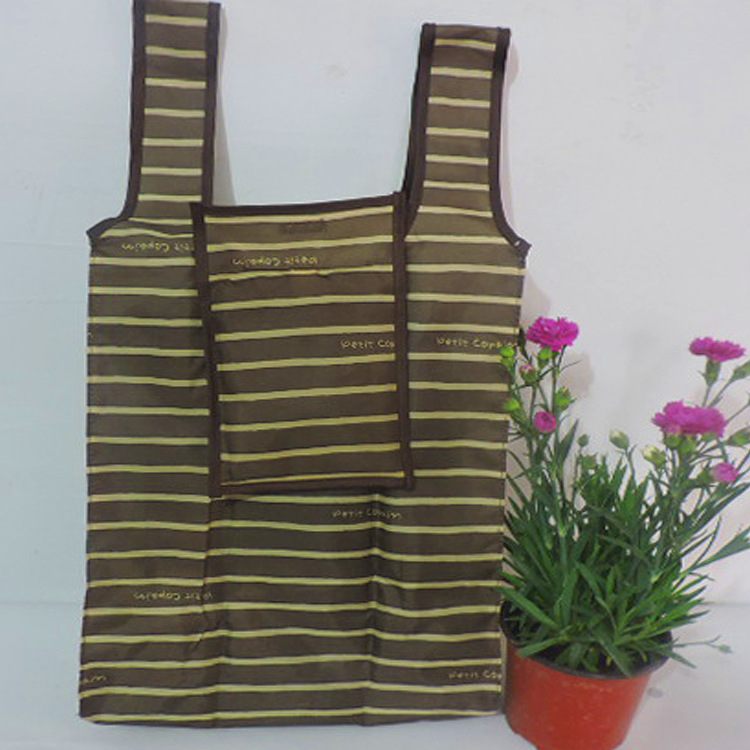 厂家定制420D便捷手提袋涤纶买菜收纳手提袋牛津布袋