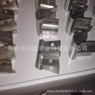厂家热销温室大棚配件热镀锌T型卡  大棚T字卡 U型卡双拱卡