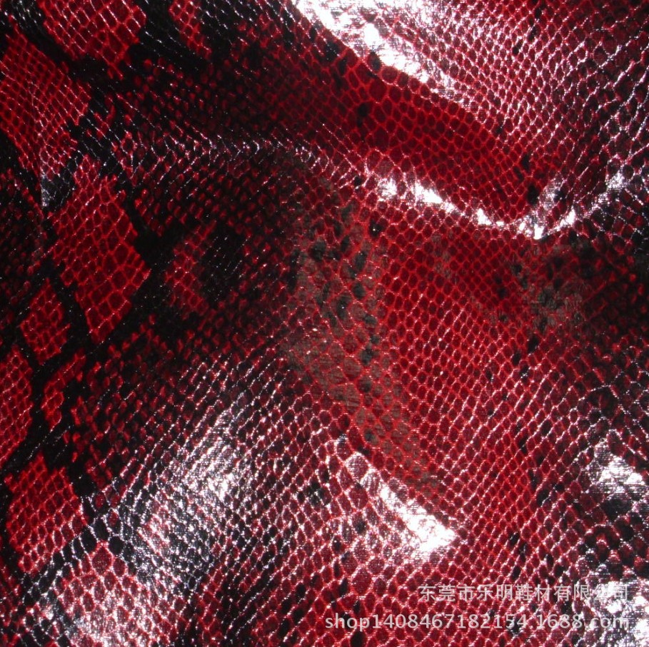 GB5086无弹蛇纹牛仔仿皮绒麂皮绒鞋材帽业箱包布料