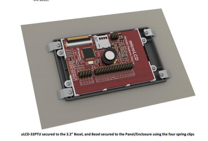 现货4D/4DBEZEL-32W LCD边框 KIT 3.2" WHITE PLASTIC原装正品