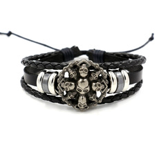 Men's And Women's Multi-layer Beaded Leather Bracelets display picture 24