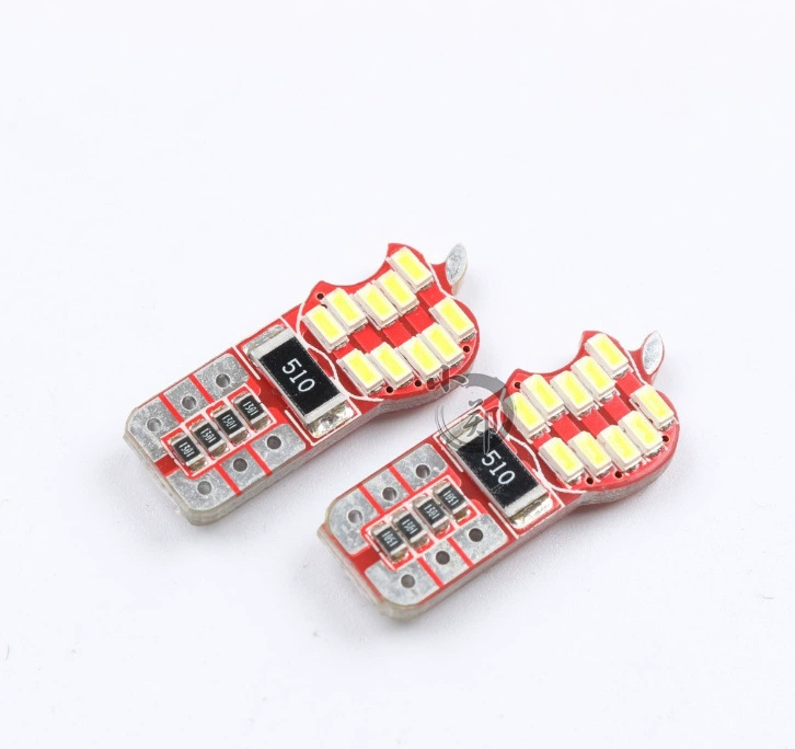 Хит-модель T10-3014-20SMD, дешифровка, широкая лампа 20LED, подсветка номерного знака, лампа T10