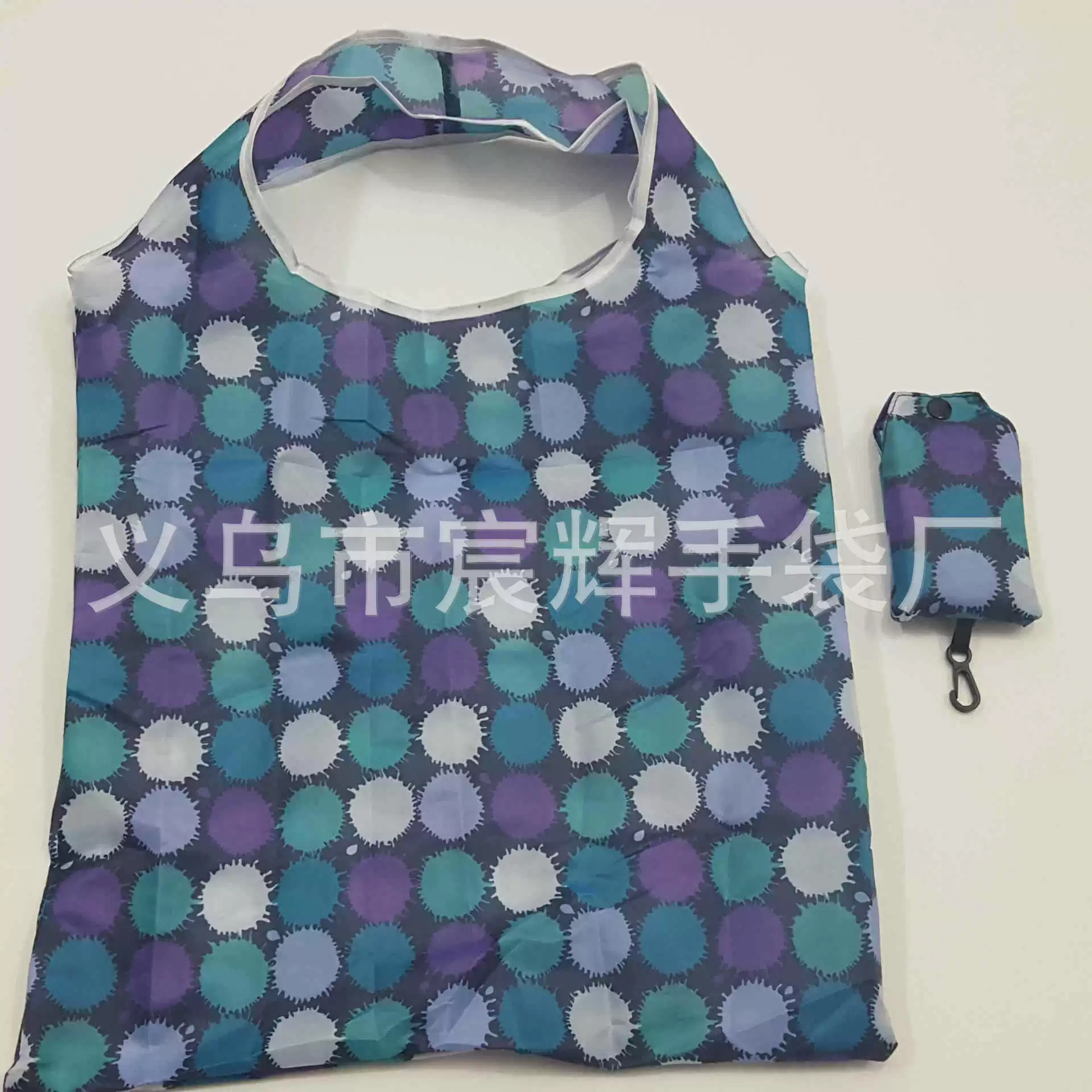 Folding shopping bag, mobile phone, storage system, Birthday gift, polyester
