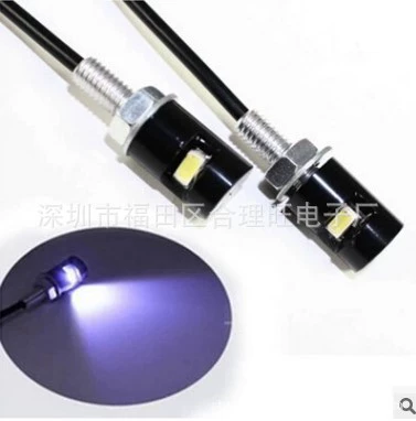 Заводская прямые продажи автомобильный винт свет номерной знак свет 5630 1smd светодиодный фонарь номерного знака мотоцикла орлов глаз