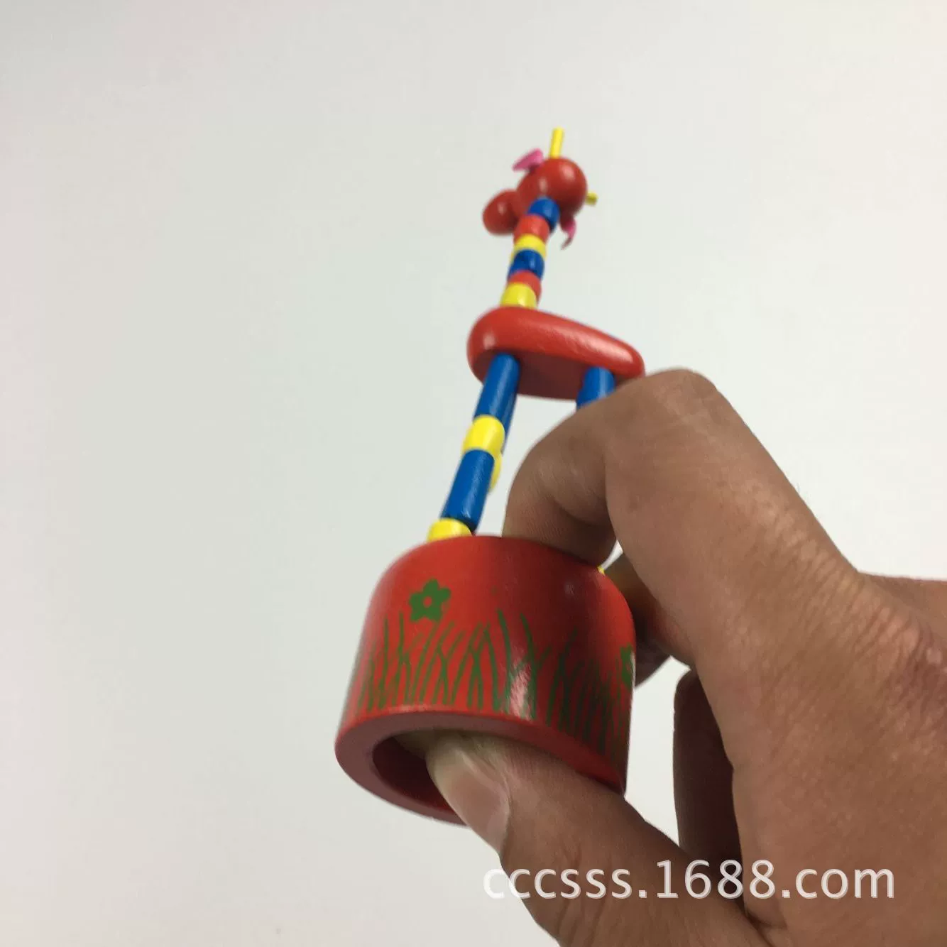 Виразная деревянная интерактивная игрушка, жираф, оптом