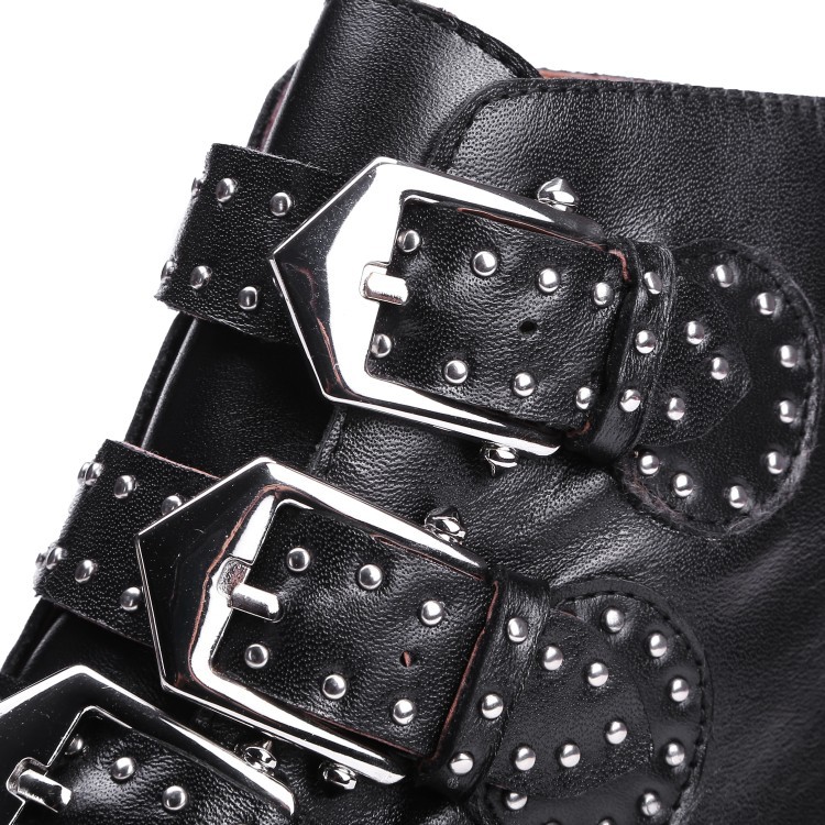 Bottes femme en PU artificiel - Ref 3355459 Image 18