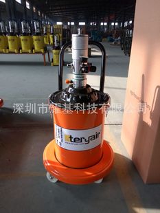 High pressure butter pump pneumatic grease gun 20L35L optional capacity movable butter filling machine selection