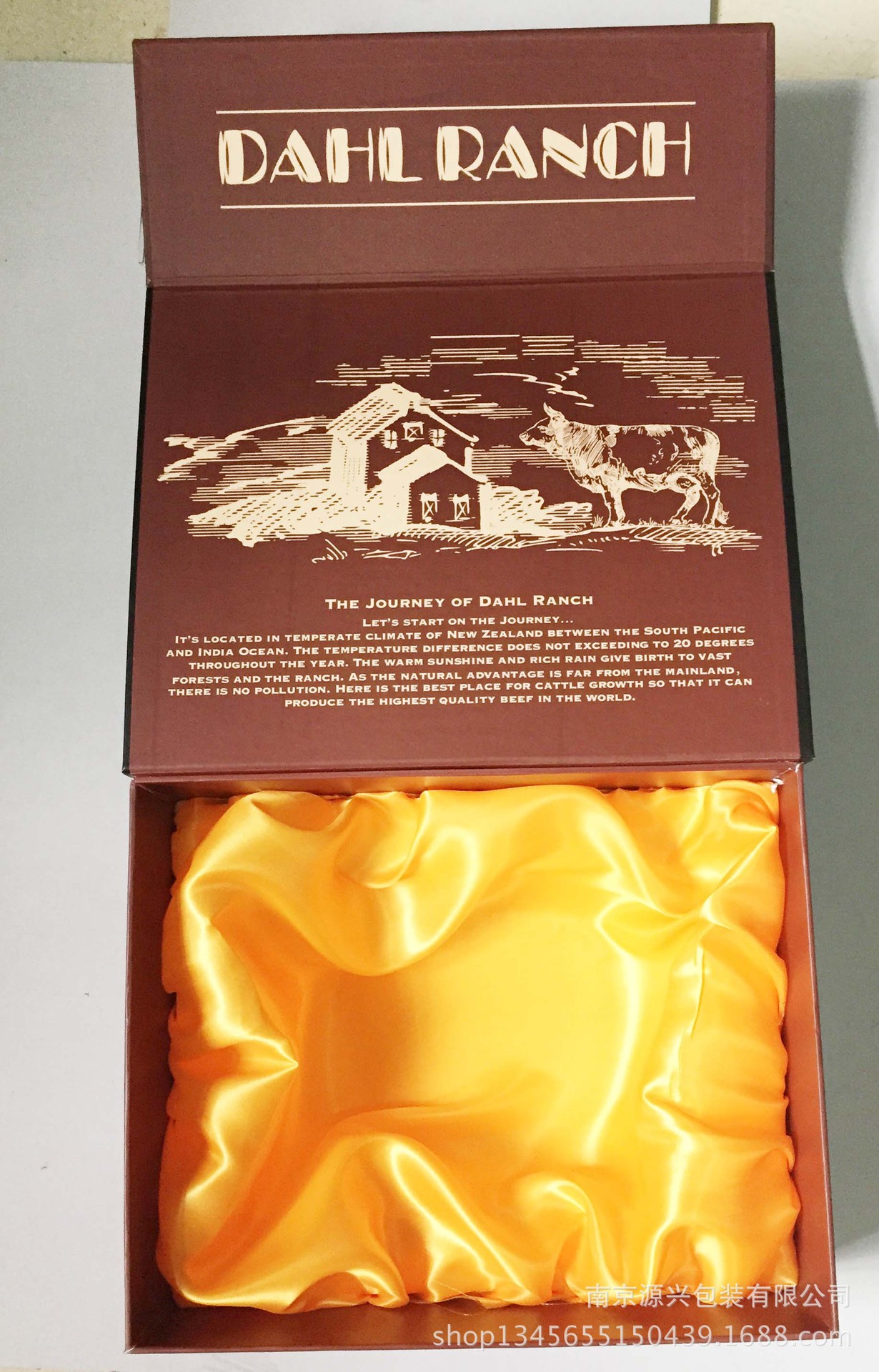 牛肉精裱盒内部图片