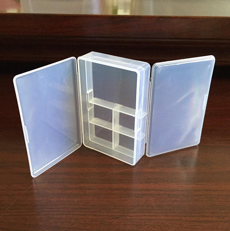 厂家源头双面创意双层折叠6格药盒白色塑料透明药盒可当收纳盒