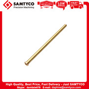 厂家直销精密定制数控车削黄铜不锈钢转动轴螺旋轴