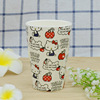 Cartoon resin with glass, cute children's cup, wholesale