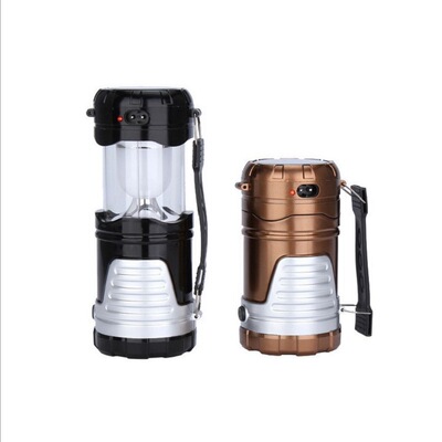 新款LED太陽能馬燈野營燈家用應急燈帳篷燈升級版帶手電筒