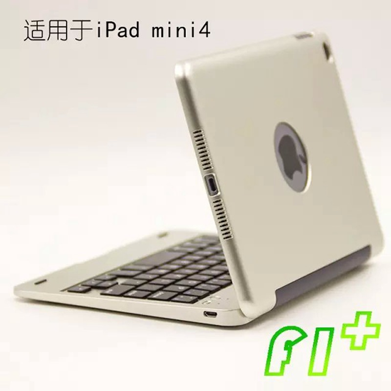 厂家直销ipad mini45无线外接蓝牙键盘mini5外接笔记本式轻薄键盘