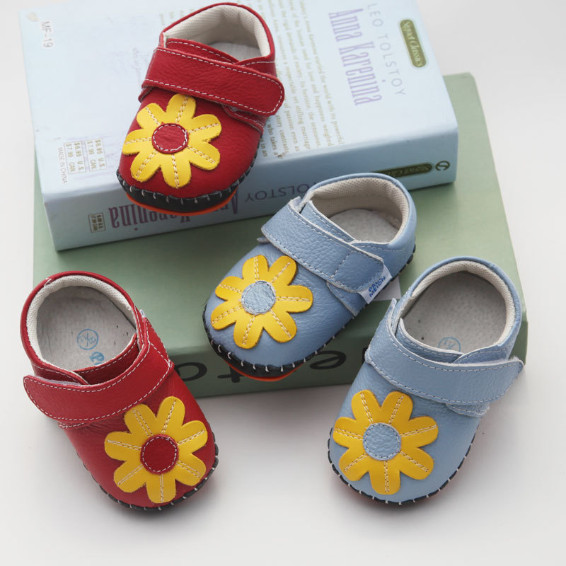 真皮2019春秋款软底宝宝学步鞋防滑婴儿鞋幼儿透气女童鞋一件代发|ms