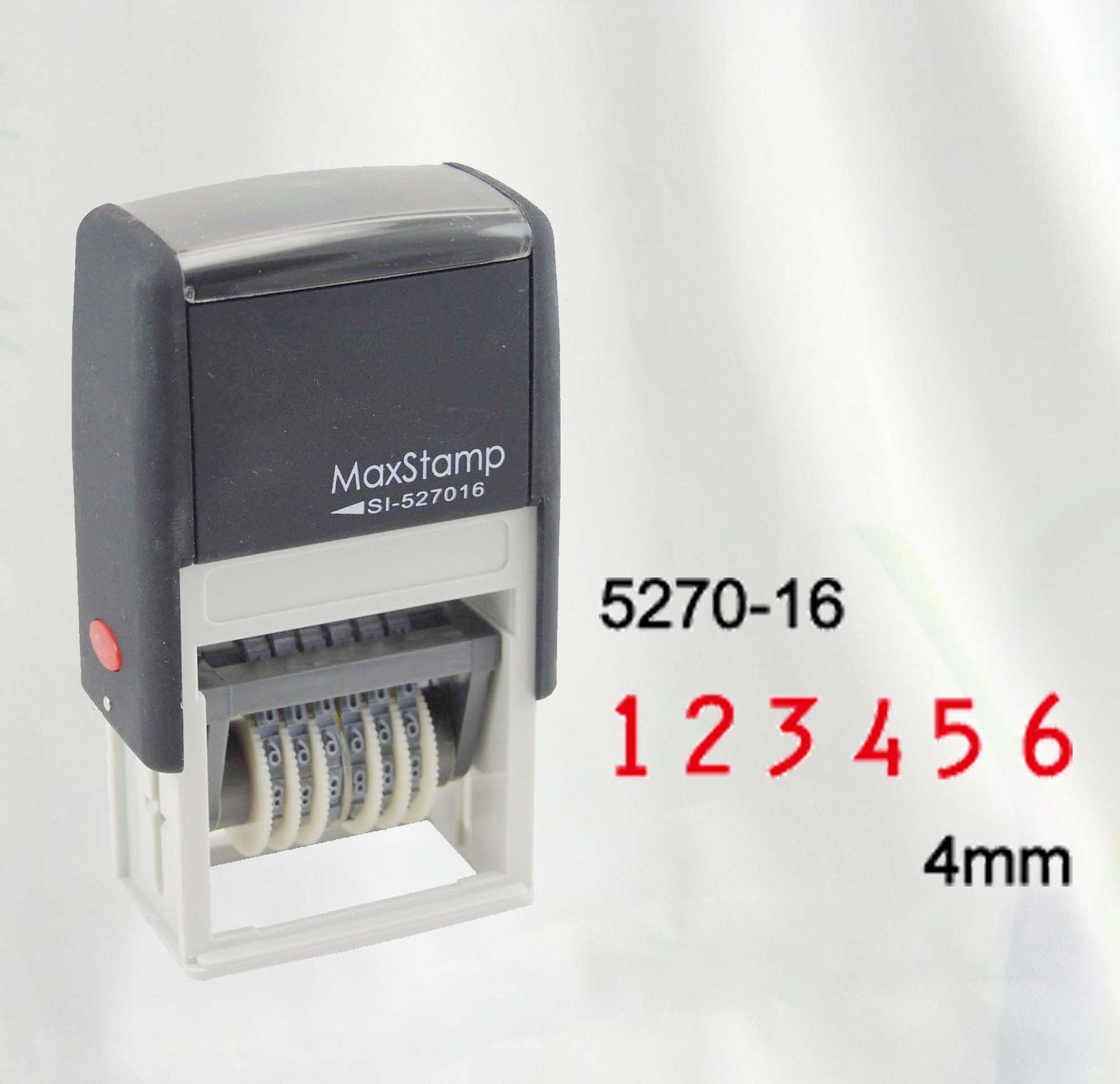 MaxStampӡ�� ���������ַ���ӡ�£�5270-16�ָ�4MM6λ��