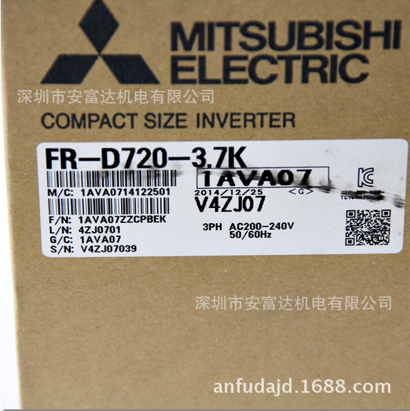 议价日本三菱变频器FR-D720-3.7K全新原装进口，假一罚十