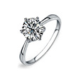 Crystal, zirconium, Christmas ring with stone, ebay, simple and elegant design, Birthday gift
