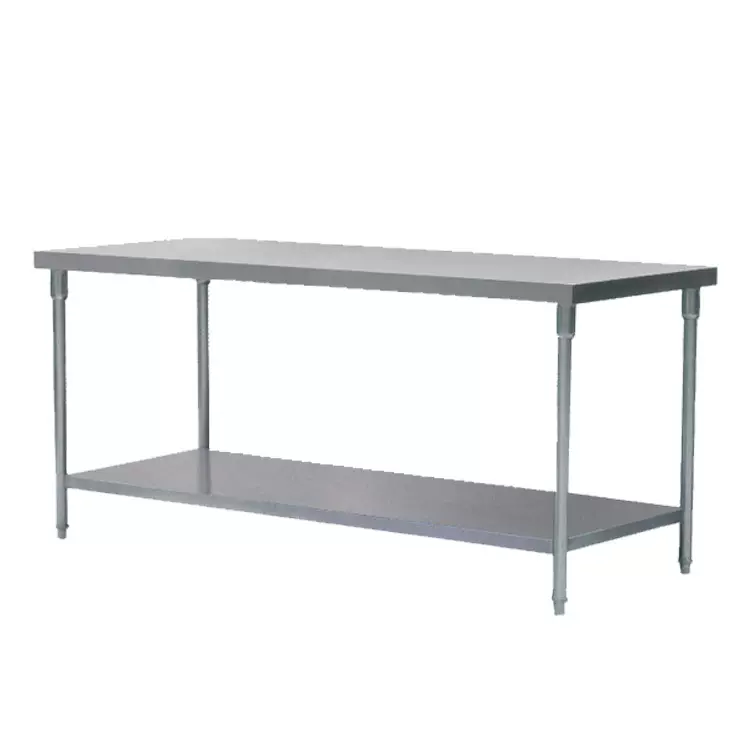 厨房设备商用 不锈钢双层工作台 酒店用品 厂家直销 工程款