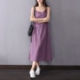 夏季大码打底文艺连衣裙