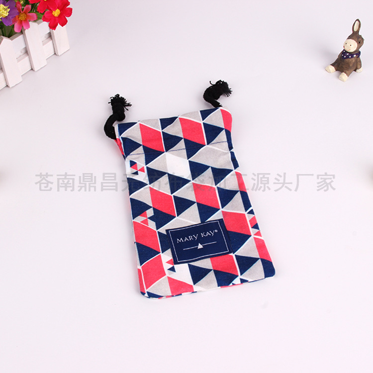 厂家直供高档帆布手机袋 珠宝首饰收纳袋 礼品抽绳袋饰品束口袋