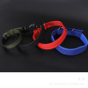 Manufacturer produces pet dog neck foaming item circles of red, blue and black four -color pet collars