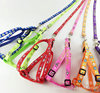 Printing double -layer cloth dog chest strap, colorful pet traction rope