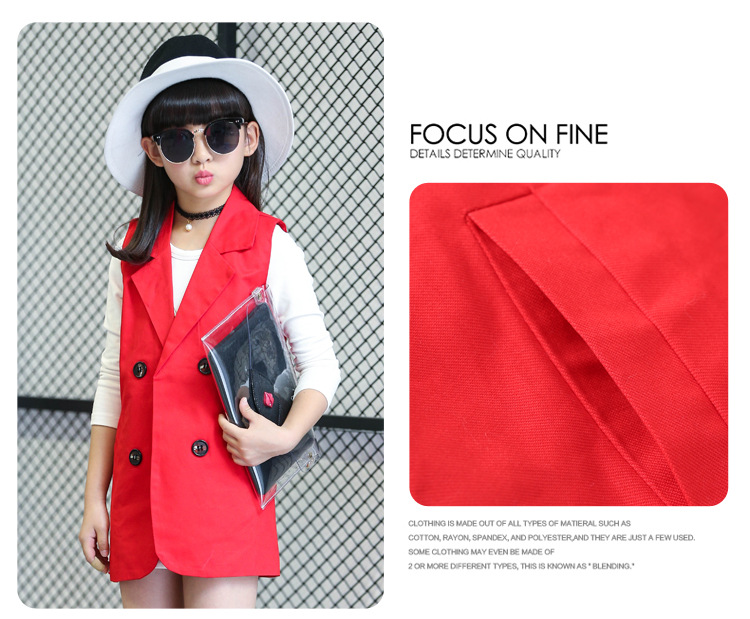 Gilet fille en coton - Ref 2070687 Image 18