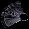 Nail fan -shaped nail nail polish peacock screen color card beauty armor color plate wholesale fan -shaped thick fan color card old fan