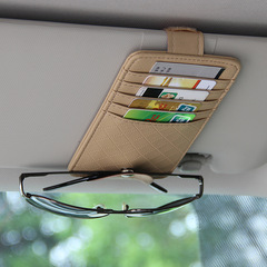 Car eyeglass clip, car receipt clip, multi-functional clip, in-car card and business card organizer