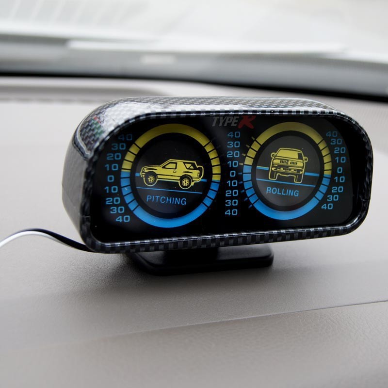 ebay亚马逊外贸汽车带灯越野平衡仪 可调坡度仪水平仪 TR-9601