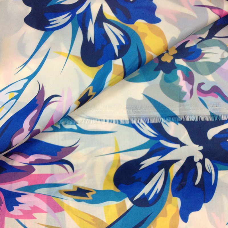 厂家直发花朵印花210T涤塔夫箱包里布手袋购物袋里布西装夹克里布