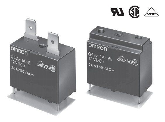 供应全新原装OMRON欧姆龙继电器G4A-1A-PE-12VDC