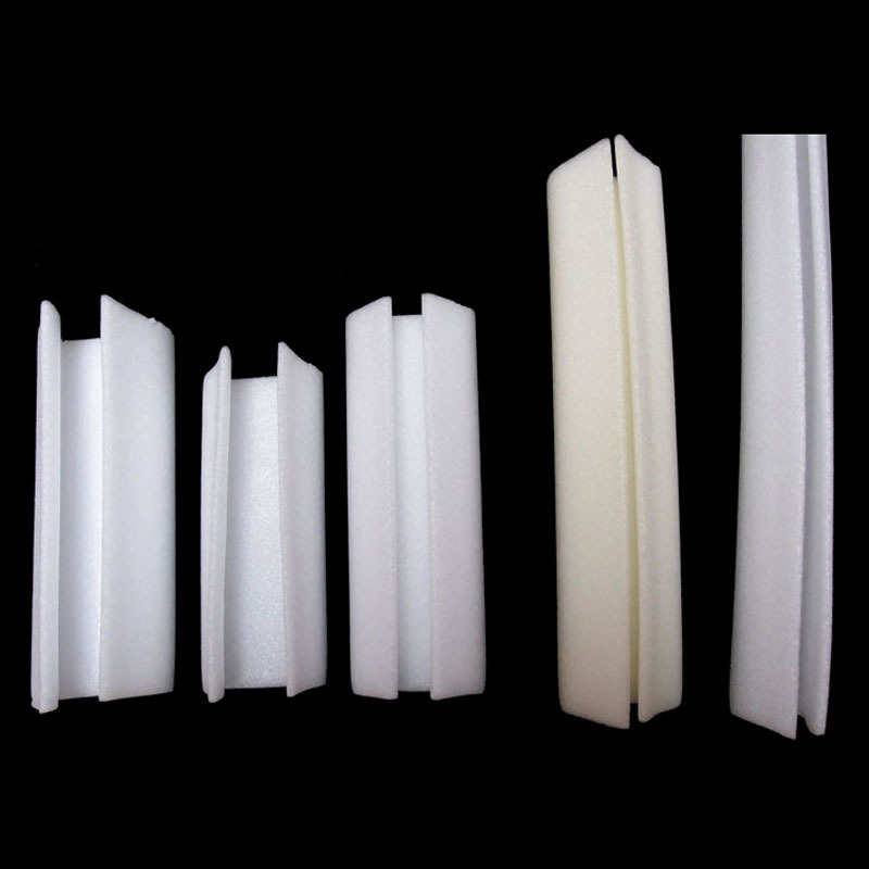 宁波春汇塑胶生产EPE珍珠棉材质U形护边 各尺寸夹形护边包装包边