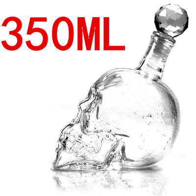 Manufactor Direct selling Skull The wine bottle Crystal Skull skull The wine bottle Skull decanter 350ML