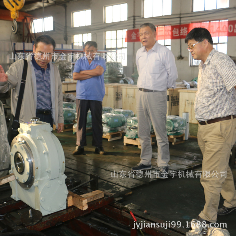 供应船舶甲板机械用平面二次包络蜗轮蜗杆减速机德州金宇