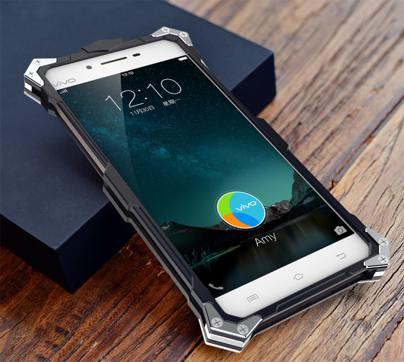 SIMON THOR Aviation Aluminum Alloy Shockproof Armor Metal Case Cover for vivo X7 Plus & vivo X7 