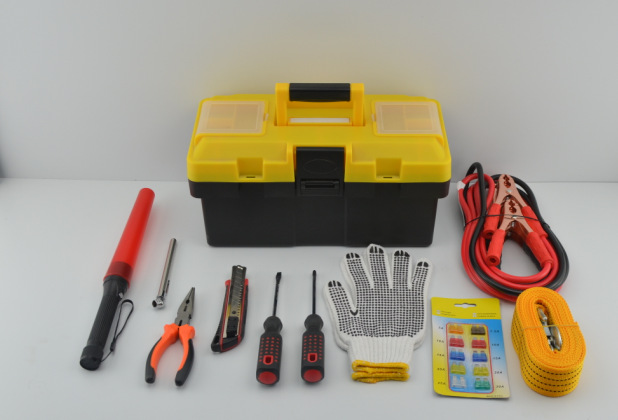 诺克萨斯 20件套 汽车应急工具箱  车载 车用 应急包 套装工具