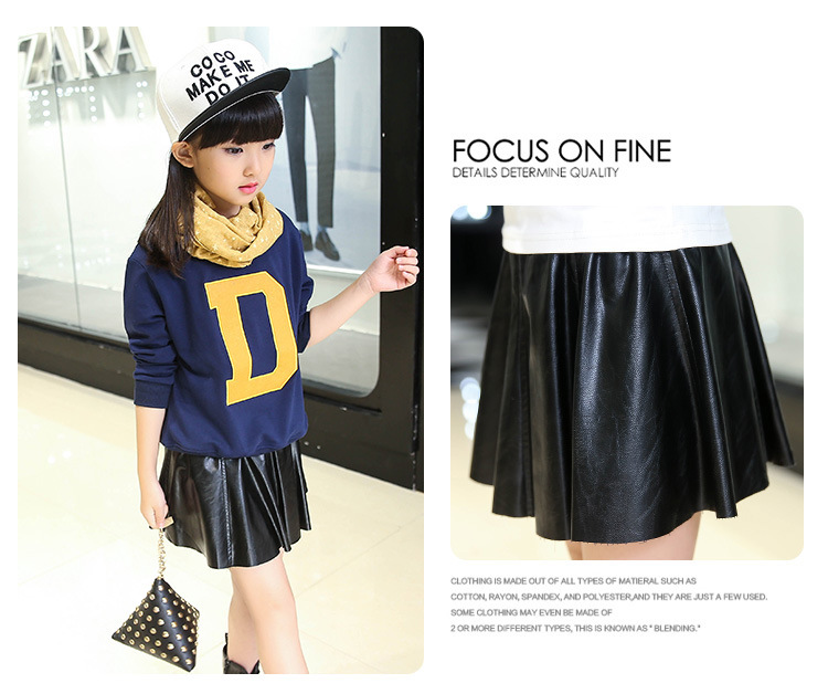 Jupe pour fille en cuir - Ref 2051137 Image 22