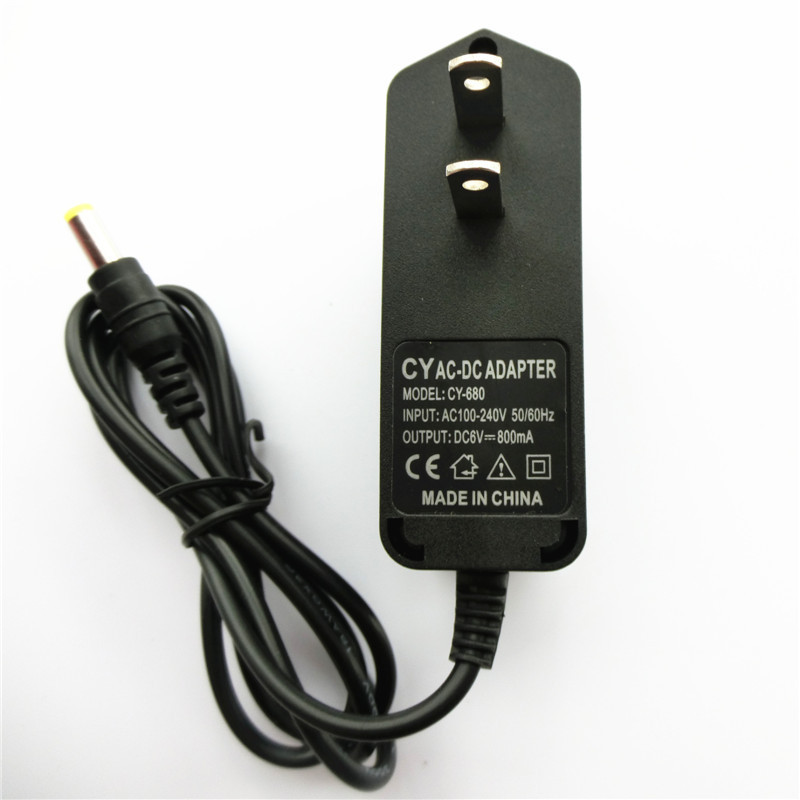Factory direct sale children's electric 6v 800 mA battery toy motorcycle car stroller power adapter charger
