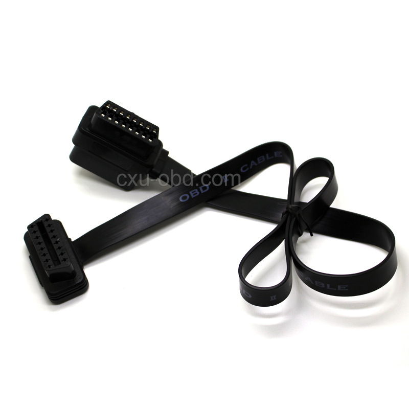 汽车obd2延长线一分二接口 hud升窗器显示外挂多接线转换线扩展线