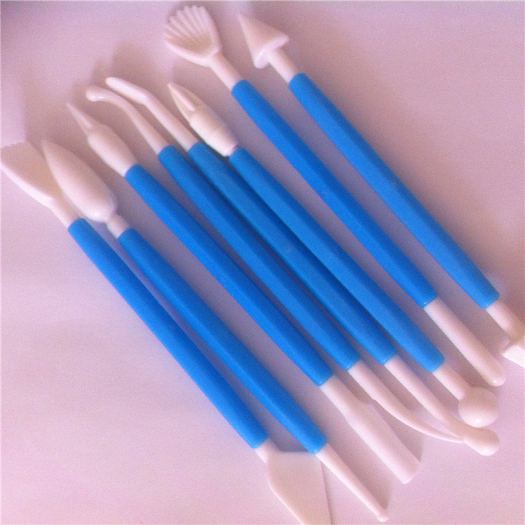 8pcs雕刻组 C008.蓝