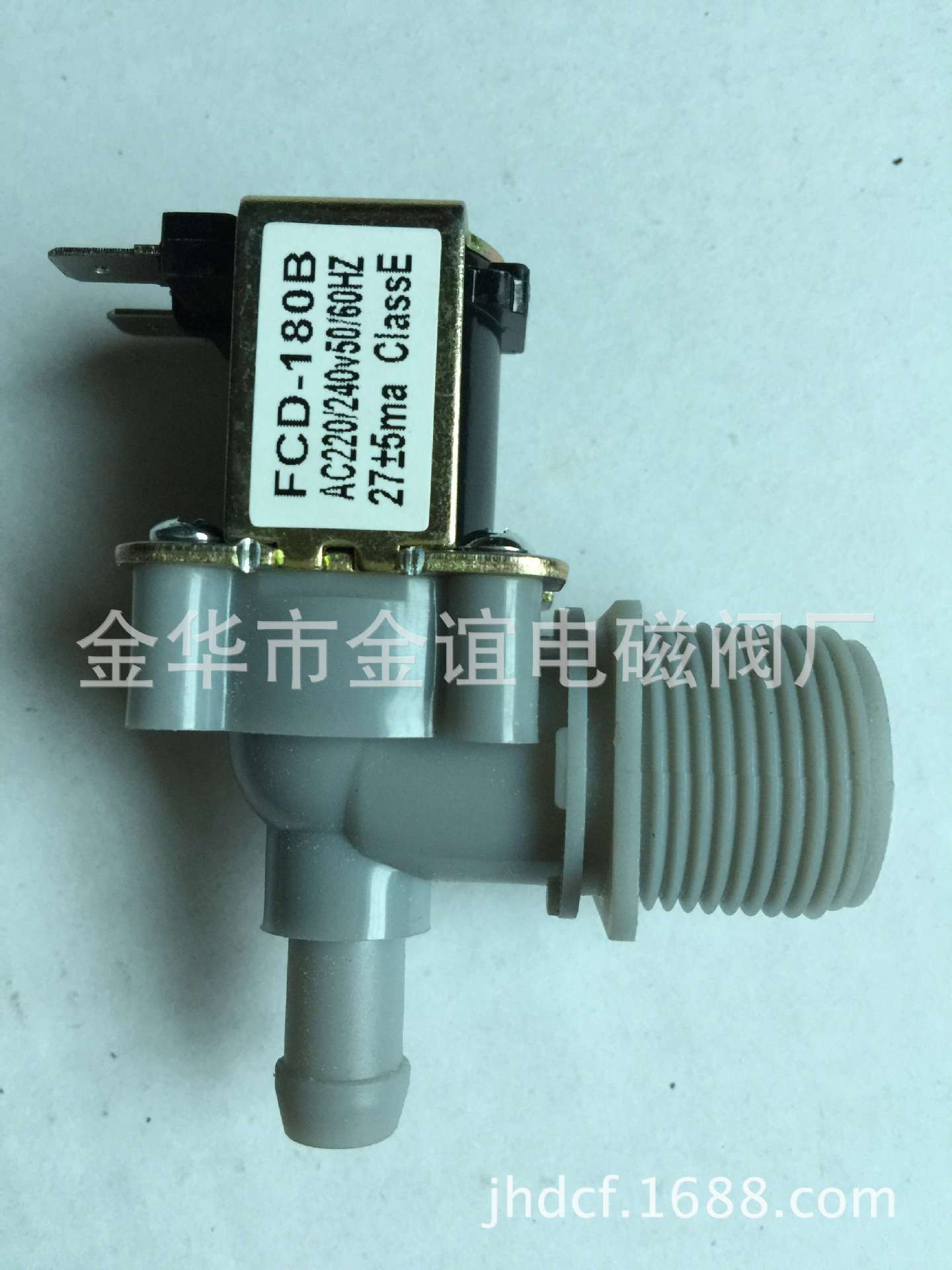 供应6分进水阀  制冰机进水阀 塑料常闭电磁阀220v 优质