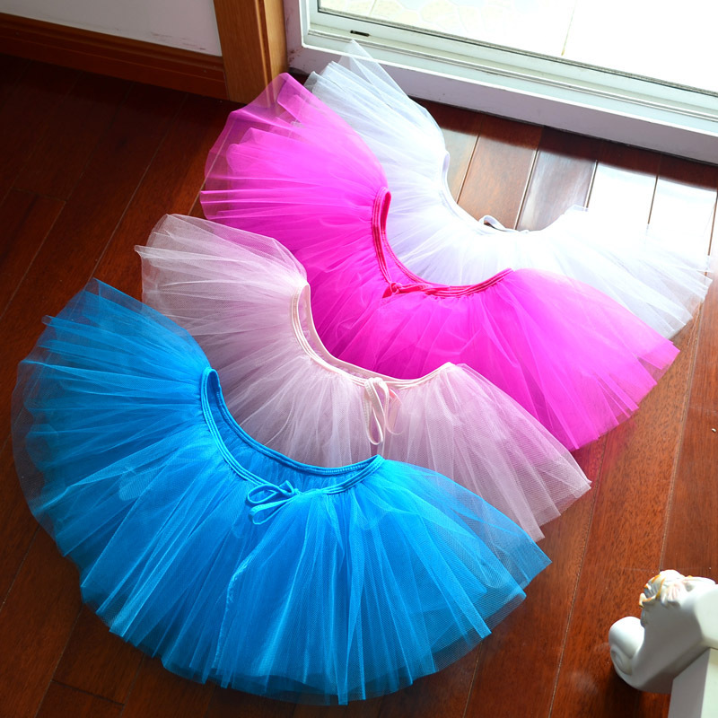 Little Swan Kidsren's Ballet Gauze Dance Performance Clothing Practice Fluffy Gauze Dance Sequins