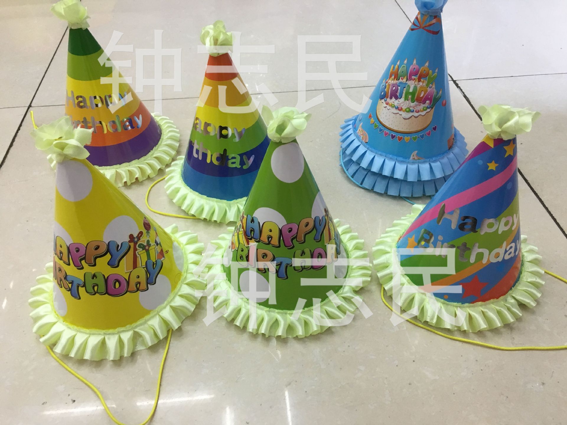 personality Birthday hat Party hats children adult festival party decorate Headdress new year Paper hats