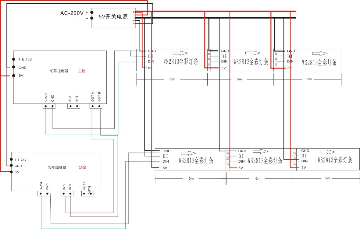 2813产品接线路图