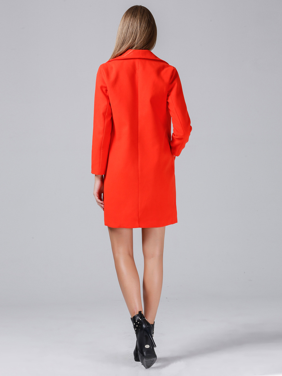 fashion mid-length thick woolen coat   NSJR33417