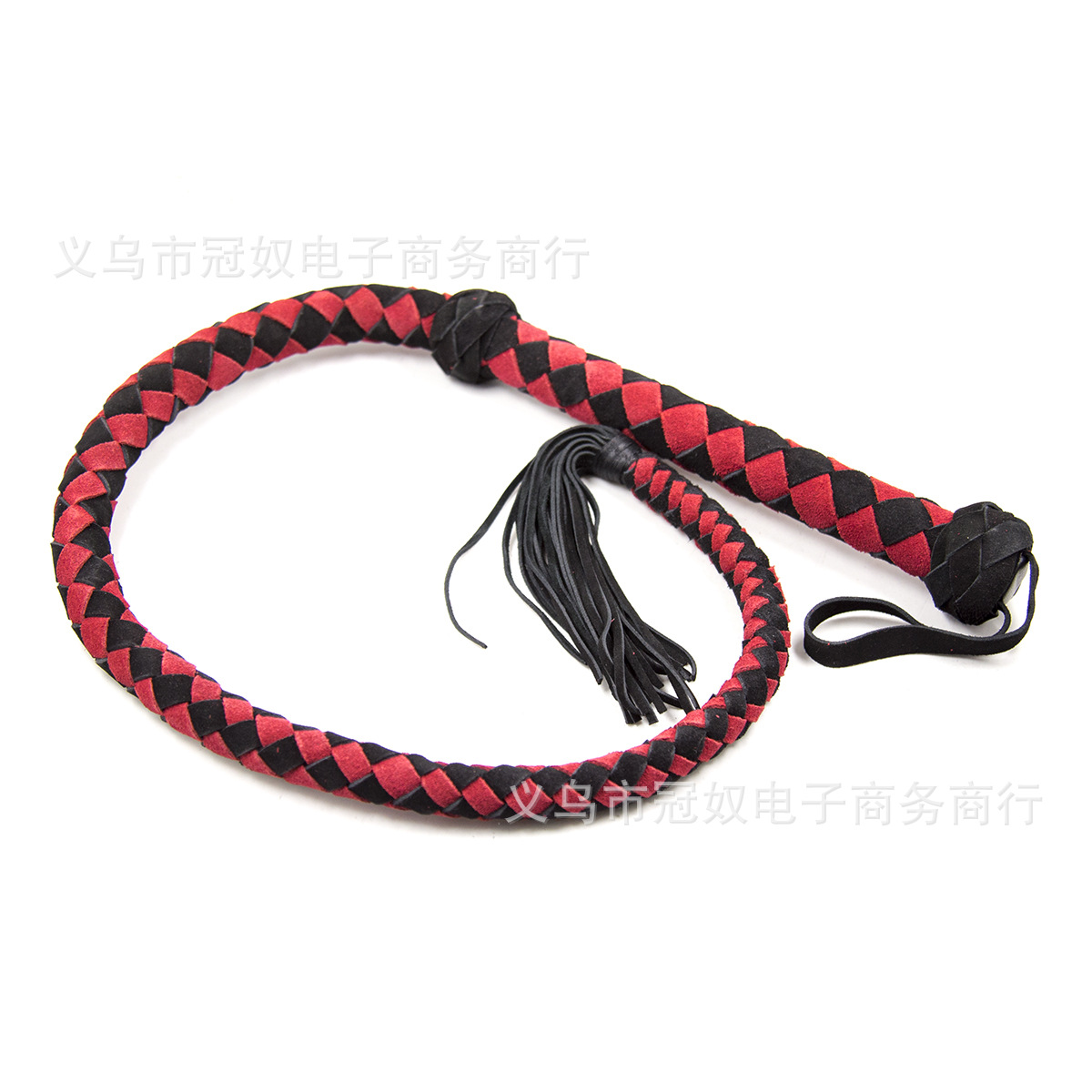 厂家定做各成人情趣性用品男女用皮革鞭子黑色手柄白色须须小皮鞭-阿里巴巴